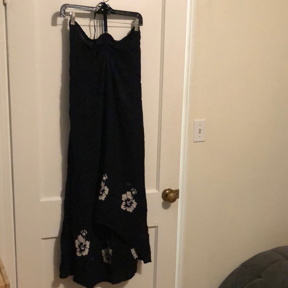 Authentic Hawaiian navy floral dress